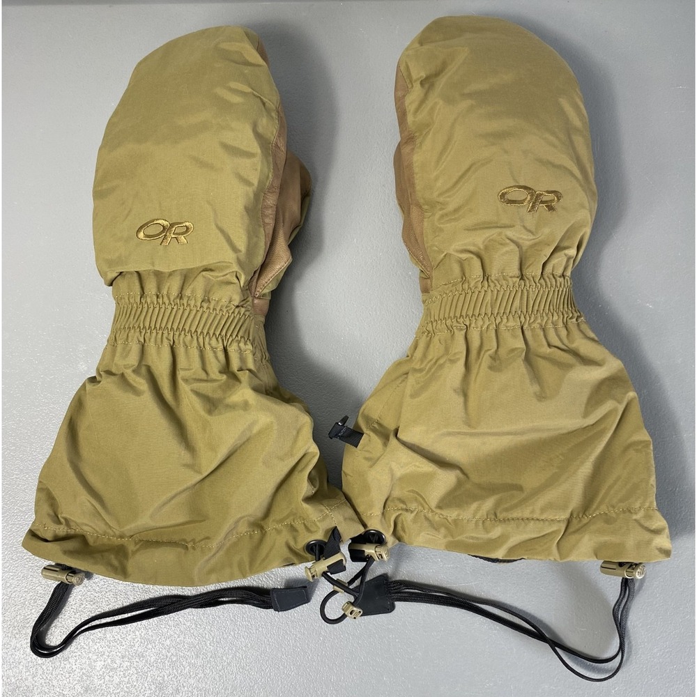 Outdoor Research Coyote Firebrand Mittens Size Medium Style 71871 USA